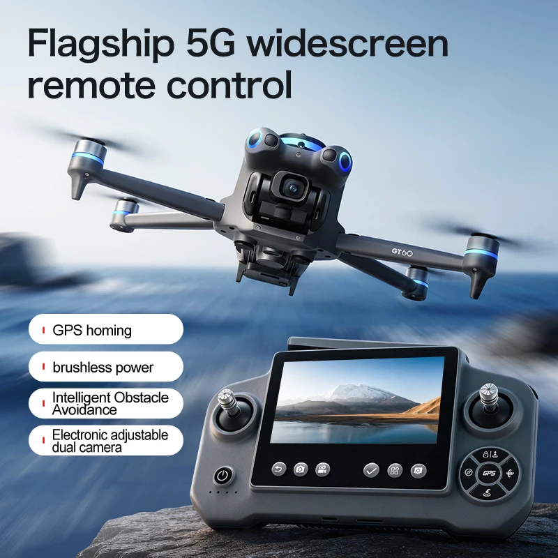 GT60 4K/6K/8K Camera GPS Drone - Drone Gps Mount ulasan dan harga