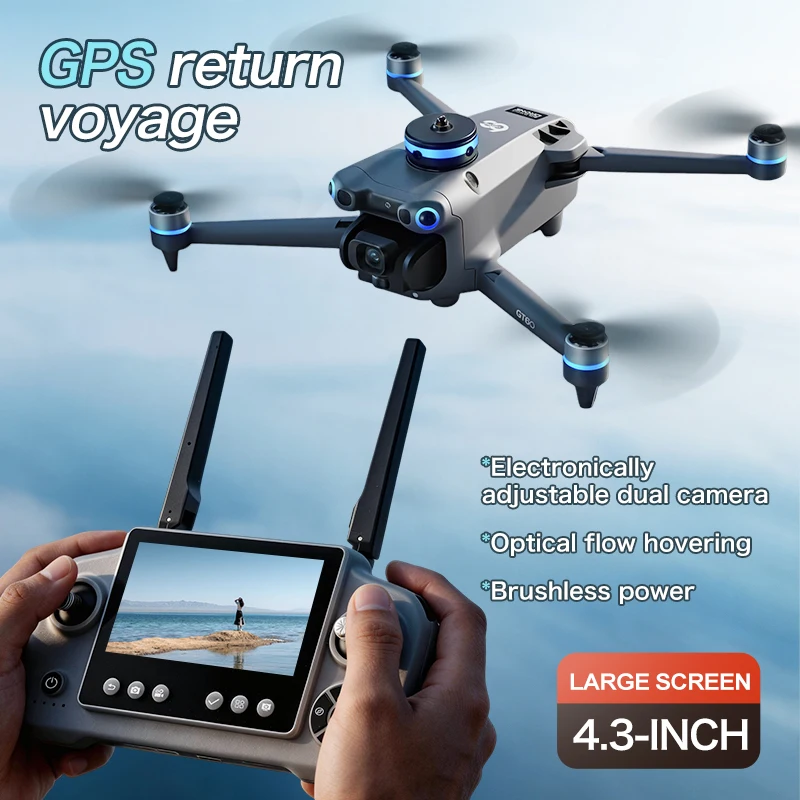 GT60 4K/6K/8K Camera GPS Drone - Drone Gps Mount ulasan dan harga