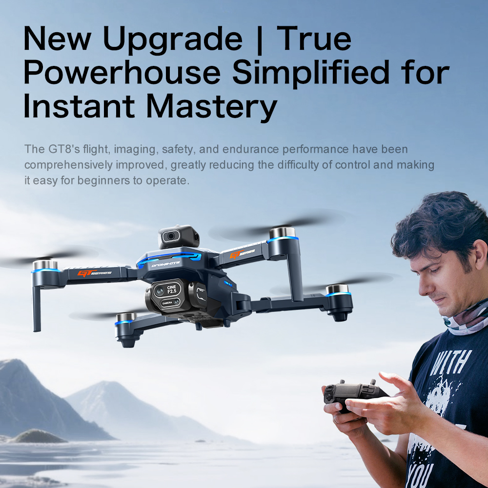 Original GT8 drone 8K HD dual  - Jjrc Drone X12 ulasan dan harga